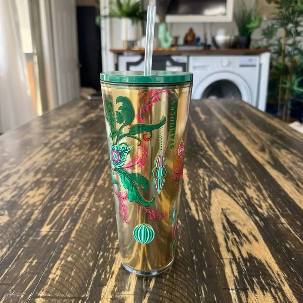 Starbucks - Holiday Gold Ornament Tumbler (24oz) Venti